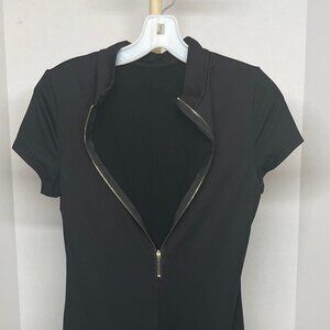 SHEIN Haute Zip Up Mock Neck Unitard Jumpsuit -Size Small - (Set of 2)